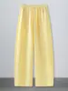 Pantalones de Pierna Ancha con Cintura Elástica para Mujer, Nuevo Otoño, Cintura Alta, Adelgazantes, Pantalones Banana, Venta Caliente 2026, Pantalones Casuales para Mujer