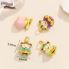 Colgante antiguo de oro estilo chino con cuenta de gota de aceite tridimensional, colgante con material para pulsera de cuentas DIY, collar, joyería