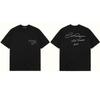 Marca de Moda Americana Cole Buxton Camiseta Minimalista con Logo de Letras y Eslogan Estampado High Street Manga Corta Top Holgado