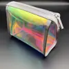 Bolsa de Maquillaje Láser Colorida de Moda Bolsa de Artículos de Tocador de PVC Celebridad de Internet Pequeña Fragancia Viaje Láser Bolsa de Almacenamiento Perezosa