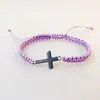 Pulseira de Aço Inoxidável Cruzada Tecida à Mão Nova Amazon Transfronteiriça Unissex Presente para Casal Pulseira da Moda