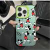 Mickey elástico Adecuado para iPhone 16 Plus Caricatura Apple 17 Pro Max Funda para Teléfono 15 Europea y Americana 14 Lindo 13