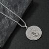 Collar de mano de oración de acero inoxidable con colgante de personalidad de hip-hop para hombre, venta al por mayor, fábrica transfronteriza entre Europa y Estados Unidos