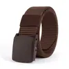 Cinturón de Nylon para Hombre con Hebilla de Plástico, Cinturón de Entrenamiento Militar para Estudiantes, Versátil Cinturón Táctico de Lona para Exteriores
