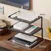 Suporte para Roteador WiFi Conjunto de Régua de Tomada para Desktop de Computador Base de Resfriamento para Set-top Box Pequeno Suporte Prateleira de Armazenamento