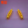4Klg60107 Amarillo Biela de 4 Agujeros Biela de Agujero Octagonal Varilla de Plástico Varilla Multioctagonal Piezas para Producción Pequeña