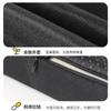 Cojín de Esponja de Onda Simple Moderno Soporte Lumbar para Oficina Sedentaria Masaje Cojín Transpirable Cojín Ergonómico para Silla