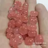 Cuentas sueltas de jade al por mayor, cuentas de cristal de fresa helada, cuentas de calabaza sueltas, accesorios para joyería diy de cuarzo, roca, jade, jade al por mayor