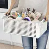 Cesta de Armazenamento para Dormitório Transfronteiriça Caixa de Armazenamento de Artigos Diversos para Mesa Retangular Cesta de Armazenamento para Brinquedos e Jardim de Infância Cesta de Armazenamento