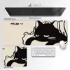 Mouse Pad Antiderrapante e Resistente a Manchas Estilo Fofo Tema Gato, Venda Direta de Fábrica, Mouse Pad Grande Personalizável, Tapete de Mesa para Escritório