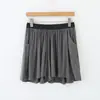 Calças Casuais de Modal Femininas de Verão Shorts para Casa Largos Finos com Bolso para Usar Fora Casa Ar Condicionado Calças de Perna Larga