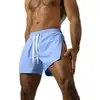 Bermuda Casual Masculina com Zíper Lateral, Bermuda de Verão de Secagem Rápida, Shorts Esportivos Masculinos Modernos para Corrida, Transfronteiriço