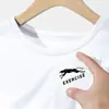 Camiseta Mais Vendida no Verão, Seda Gelada de Secagem Rápida com Malha Respirável de Manga Curta para Fitness Esportivo Masculino, Camiseta de Manga Curta para Exterior