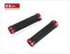 Ventas Directas de Fábrica Puños Redondos para Manillar de Bicicleta Accesorios para Bicicleta de Montaña Plástico Diseño de Bloqueo Doble Cara