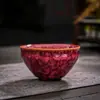 Taza de Cinco Elementos torneada en horno, taza de maestro, taza de té de cerámica grande individual, taza de té Kung Fu Jianzhan de grado maestro famosa en internet