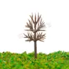 Mesa de Arena Modelo Árbol Musgo Decoración Micro Paisaje Árbol Falso Modelo de Paisajismo Artificial Árbol Ginkgo Árbol de Navidad Árbol Falso