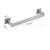 Juego de Cinco Piezas de Tubo Cuadrado Transfronterizo Acero Inoxidable Barra para Toallas Anillo para Toallas Portarrollos de Papel Higiénico Gancho Baño Colgante de Baño Almacenamiento