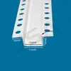Fabricantes de tira de várias formas dupla face Teto com canaleta em U tira divisória de várias palavras em PVC linha de fechamento de formato de várias palavras plástico