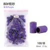 Anillos de Lijado para Pulir Uñas, Rollos de Papel de Lija para Pulir, Anillos de Lijado de Alta Calidad para Brocas de Uñas, Coloridos, 100 Piezas/Paquete