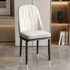 Cadeira de Jantar para Uso Doméstico, Cadeira com Encosto, Cadeira de Lazer para Cafeteria Hotel, Cadeira Simples Moderna de Ferro Forjado para Maquiagem, Tamborete de Luxo Leve