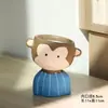 Celebridad de internet escritorio caricatura oso cabeza torcida muñeco transpirable pintado cerámica planta suculenta maceta pequeña interior decoración del hogar