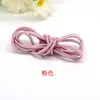 Banda elástica con hilo dorado y plateado de 2.5 mm de alta elasticidad para el cabello, banda elástica, materiales para manualidades DIY, coleteros para niños y adultos, accesorios para el cabello
