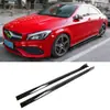 Faldones laterales de coche modificados en un diseño de dos secciones, universales para hatchbacks y sedanes, faldones laterales, pequeños kits de carrocería, decoración de la carrocería del coche