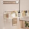 Estante de Almacenamiento de Toallas de Baño Montado en la Pared Sin Perforaciones Estante de Almacenamiento de Pared para Baño Ducha Lavabo Inodoro