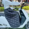 Falda a Prueba de Viento para Vehículo Eléctrico, Cubierta de Batería Cálida de Invierno a Prueba de Viento, Polainas a Prueba de Frío, Delantal Impermeable Engrosado de Terciopelo