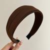 Estilo Coreano Simple Plisado de Ala Ancha Clips para el Cabello Aro para el Cabello para Mujer 2025 Nuevo Diadema de Alta Gama Retro para la Parte Superior de la Cabeza Tocado