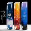 Produção Criativa de Troféus de Cristal, Enfeites de Cubo Mágico Impressos em Cores, Produção Comemorativa de Honra Empresarial Corporativa, Fabricante de Gravação Atacado