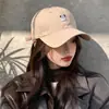 Gorra de Béisbol Estilo Coreano Parche Lindo Dibujo Animado Cachorro Temperamento Versátil Protección Solar Sombrero para Sombra Adelgazante Facial Moda Gorra de Béisbol