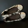 Zapatos planos de estilo francés Chuyuji con lazo y cuadros, punta redonda, para mujer, modernos, transpirables, de tacón bajo, estilo Mary Jane