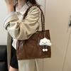 Bolso Cruzado Informal de Gran Capacidad, Moda Otoñal Nuevo, Bolso de Hombro de Moda para Estudiantes Universitarios, Bolso Tote para Ir a Clase
