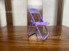 Nueva silla pequeña creativa, soporte de escritorio para teléfono móvil, nuevo taburete Macaron, soporte plegable para teléfono móvil