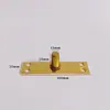 Mola de piso de porta de vidro, extensão do eixo superior, peça de hardware, acessórios de fixação de eixo fixo simples de aço inoxidável