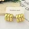 57 Modelos Pendientes Geométricos de Alta Gama Simples Versátiles Temperamento Pendientes de Botón Populares Accesorios Mujer Aleación de Titanio Accesorios para Pendientes