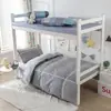 Modelo nuevo 2026, siempre en stock, versión AB de algodón puro 13372, juego de tres piezas estampado para dormitorio estudiantil, estilo sábana de algodón puro de doble cara