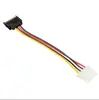 Cable de alimentación SATA a IDE SATA 15p a 4p grande Alimentación Puerto Serie SATA a puerto paralelo IDE