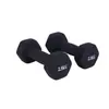 Mancuernas macizas de hierro fundido para equipo de entrenamiento de fuerza en el gimnasio, mancuernas antideslizantes para el hogar de mujeres, mancuernas recubiertas de colores