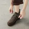Botines acordonados súper cómodos para mujer 2026 Otoño botines sencillos tacón grueso suela gruesa y botines estilo británico retro botines Martin