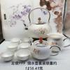Olla de Plata Plata Esterlina 999 Hervidor Yunnan Hecho a Mano Juego de Té de Plata Traje Orquídea Tetera de Plata Hogar Bueno