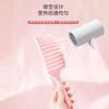 916 Peine de Arco Curvo Grande para Mujer Hogar Hueco Peine Pop Esponjoso Parte Superior Craneal Cabello Largo Rizado Hueco Peine para el Cabello