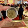 Pegatinas para Teléfono de los Cinco Dioses de la Riqueza de Cinco Caminos Chapadas en Oro, Imanes para Nevera Atractores de Fortuna, Pegatinas de Lingotes de Oro, Artículos Populares para Transmisiones en Vivo, Regalos al por Mayor