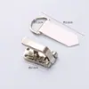 Botões de Metal para Casaco de Pelo de Vison com Diamantes, Gancho Especial para Roupas de Pelo de Luxo Femininas, Botões de Bico de Pato em Couro