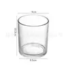 Vela de Aromaterapia Botella de Vidrio Transparente Gama Alta Simple Casera Adornos Decoraciones para el Ambiente del Hogar en stock Venta al por Mayor