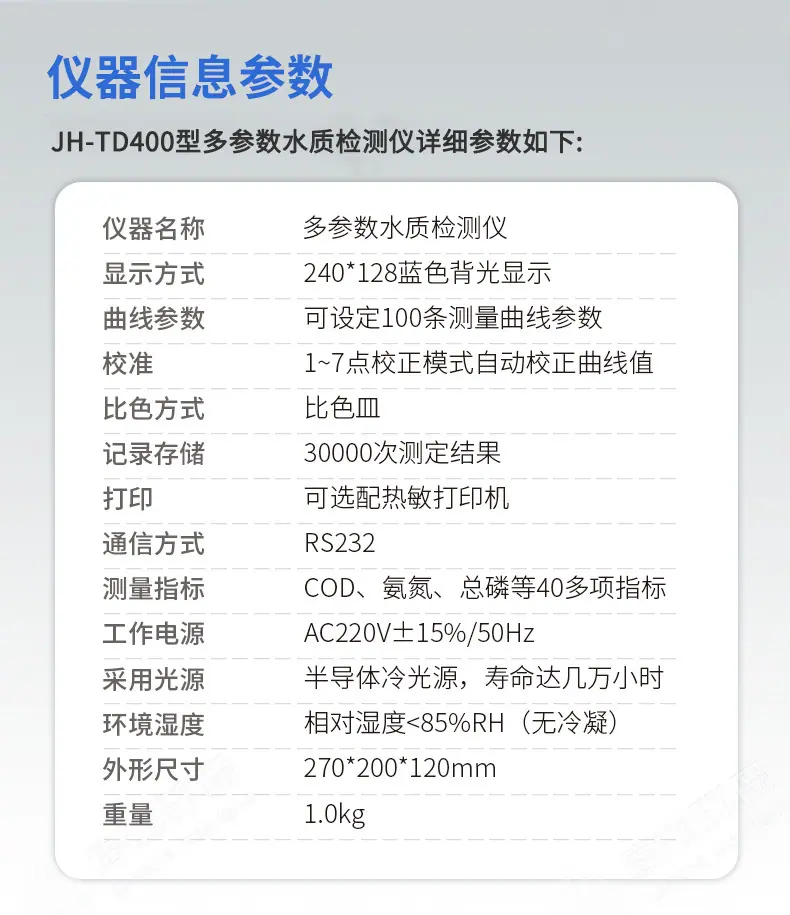 JH-TD400型多参数水质测定仪0-2