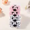 Acessórios de Cabelo Infantis Mais Vendidos no Exterior Conjunto de Acessórios de Cabelo Mickey Mouse Presilhas de Cabelo Infantis Laço Rosa de Bolinhas Presilhas de Cabelo de Desenho Animado