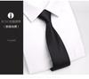 Gravata 8cm Masculina Social Noivo Casamento Puxar Fácil Sem Nó Zíper Preguiçosa 1200 Fios Alta Densidade Gravata
