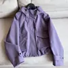 2026 Jaqueta Casual com Capuz Funcional Solta à Prova de Vento Roupa Externa Jaqueta Top Roupa Externa Feminina Atacado H14CW8219